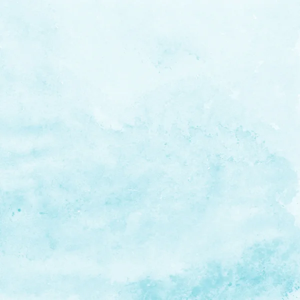 Soft blue watercolor textura fundo, pintado à mão — Fotografia de Stock