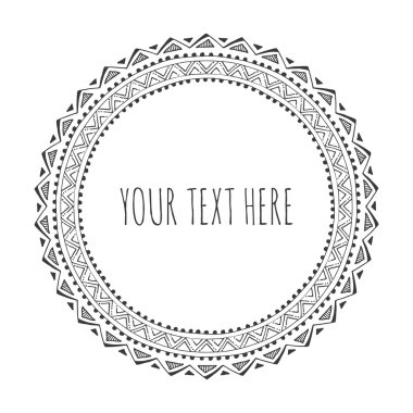 el çekilmiş yuvarlak kare, daire süsleme