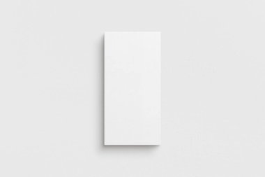 Tuvalin 1: 2 modeli. Tek bir tuval modeli. Temiz, modern, minimalist, parlak. Portre. Dikey.