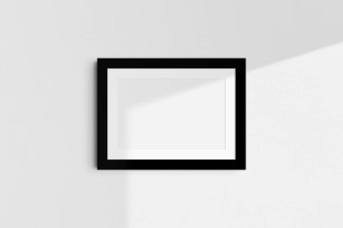 Yatay çerçeve modeli 7: 5, 70x50, A4, A3, A2, A1 manzarası. Tek siyah çerçeve modeli. Temiz, modern, minimalist, parlak. Passepartout / mat 3: 2 çerçeve oranı içinde açılıyor. Gölge Örtüsü.