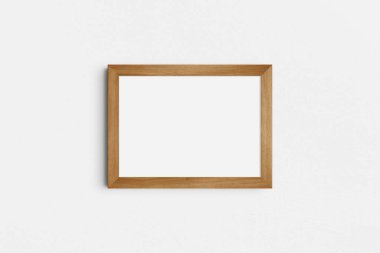 Yatay çerçeve modeli 7: 5, 70x50, A4, A3, A2, A1 manzarası. Tek kirazlı ahşap çerçeve modeli. Temiz, modern, minimalist, parlak.