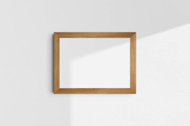 Yatay çerçeve modeli 7: 5, 70x50, A4, A3, A2, A1 manzarası. Tek kirazlı ahşap çerçeve modeli. Temiz, modern, minimalist, parlak. Gölge Örtüsü.