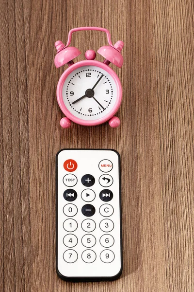 Remote control and alarm clock