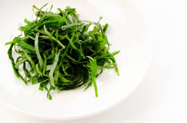 Japanese condiment, chopped green perilla, shiso, Oba