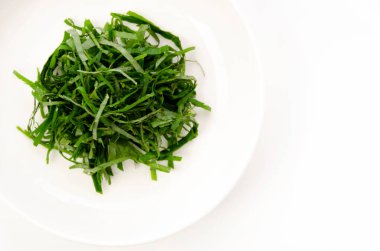 Japanese condiment, chopped green perilla, shiso, Oba