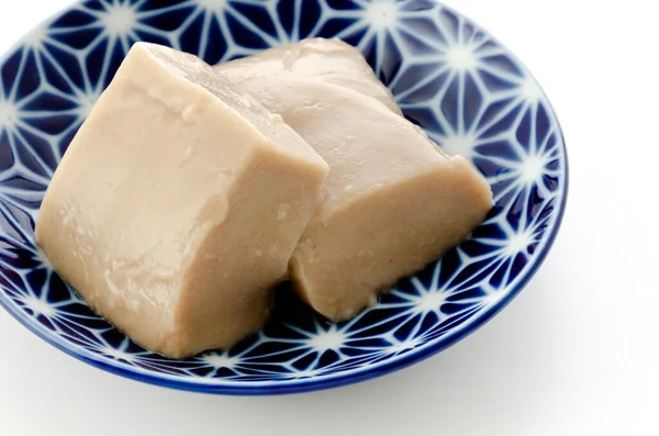 Tofu Sesamo Goma Dofu Cibo Giapponese — Foto Stock