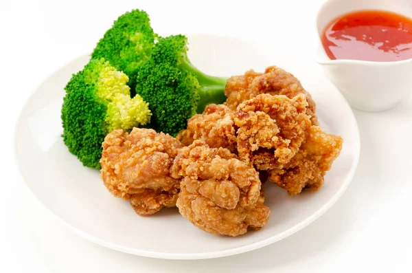 Japanese Food Karaage Fried Chicken Japanese Style — Stockfoto