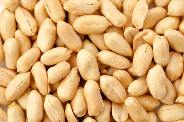 Yakın plan kızarmış tuzlu fıstık arka plan