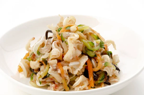 Japon yemeği, Aemono, Mimigar (domuz kulağı) ve erik kombu ve sebzeli.