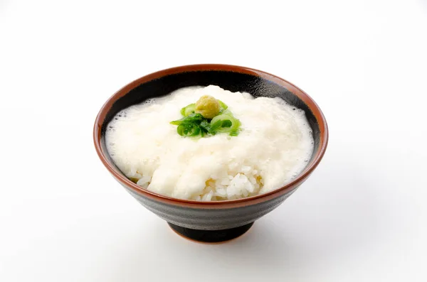 Tororo Rijstkom Japans Eten Gemalen Chinese Yam Rijst — Stockfoto