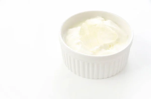 Joghurt Mit Aloe Kokotte — Stockfoto