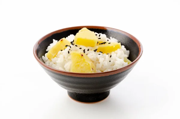 Japanese Food Sweet Potato Rice — Stock Photo, Image