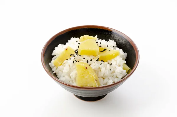 Японская Еда Сладкий Картофельный Рис — стоковое фото
