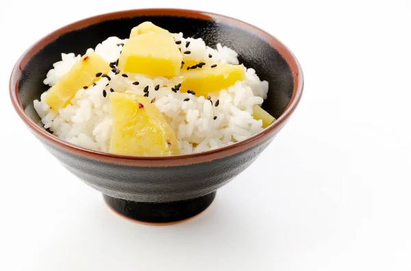 Japanese Food Sweet Potato Rice — Stok Foto
