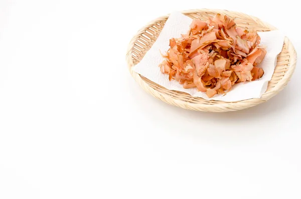 Katsuobushi Getrocknete Bonito Flocken Japanisches Essen — Stockfoto