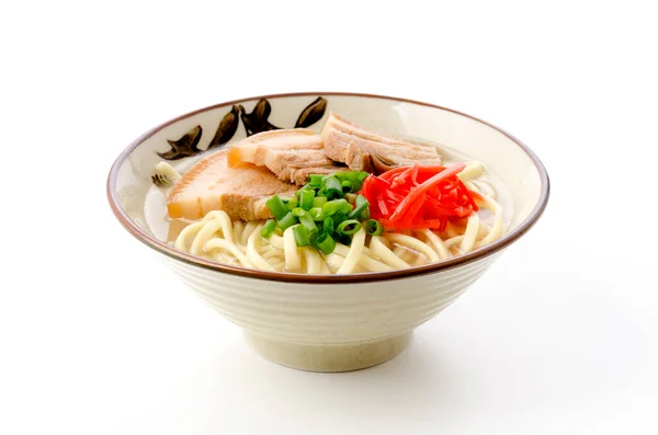 Cucina Okinawa Soba Noodles Okinawa Sanmainikusoba — Foto Stock
