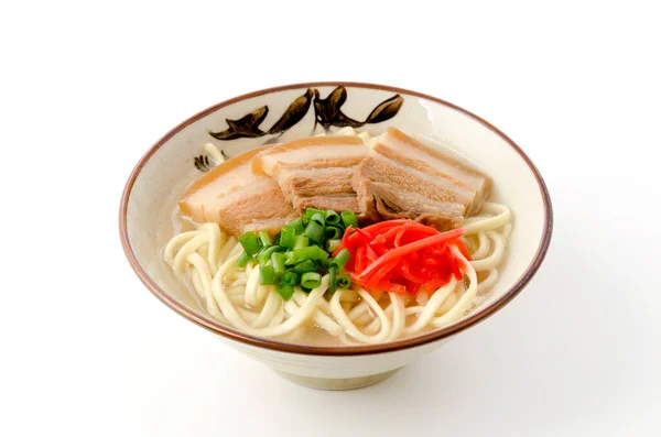 Κουζίνα Okinawan Okinawa Soba Noodles Sanmainikusoba — Φωτογραφία Αρχείου