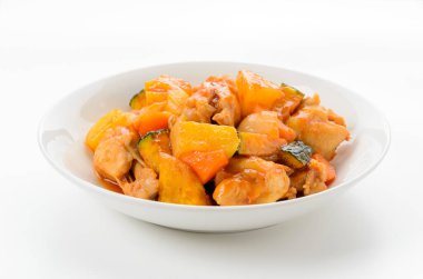 Tatlı ve ekşi soslu tavuk kanadı (tatlı ve ekşi domuz stili))