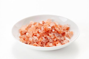 Himalaya Pembe Tuzu beyaz tabakta