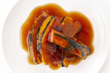 Deep-Fried Japanese Kabocha Squash with Sweet-Spicy Sauce