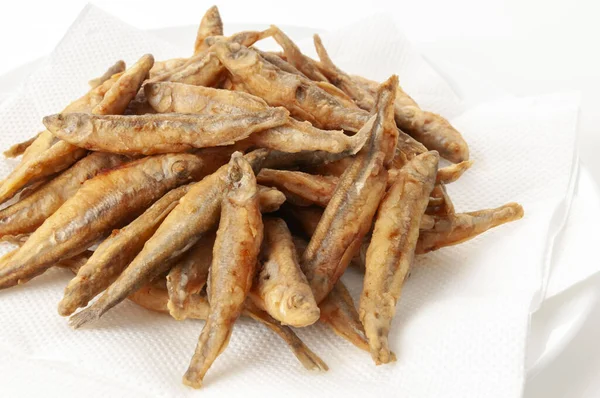 Japon usulü kızarmış eritilmiş balık tabağı.