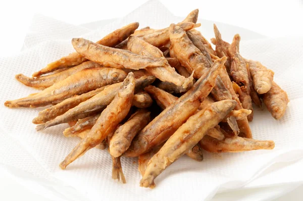 Japon usulü kızarmış eritilmiş balık tabağı.