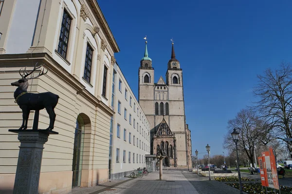 Kostel svatého jochannis, jochanniskirche, magdeburg, Německo — Stock fotografie