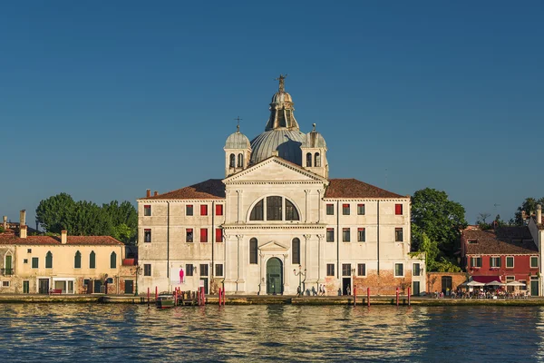 Şaşırtıcı Venedik, İtalya, cityscape, gün batımı ile erken akşam