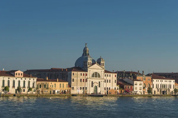 Şaşırtıcı Venedik, İtalya, cityscape, gün batımı ile erken akşam
