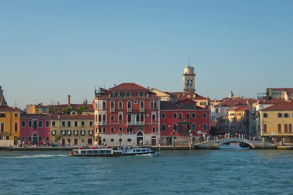 Şaşırtıcı Venedik, İtalya, yaz saati, gün batımı ile erken akşam