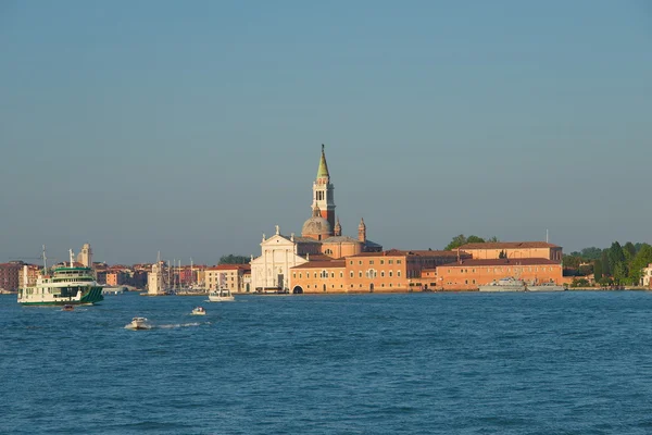 Şaşırtıcı Venedik, İtalya, yaz saati, gün batımı ile erken akşam