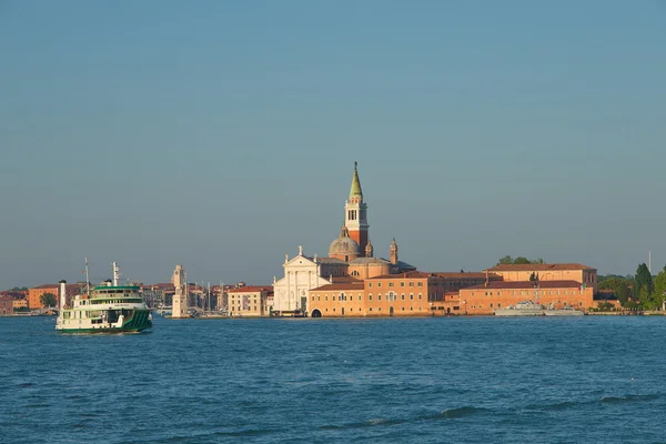 Şaşırtıcı Venedik, İtalya, yaz saati, gün batımı ile erken akşam