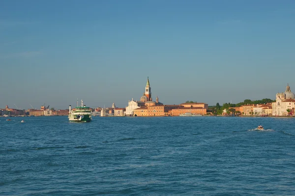 Şaşırtıcı Venedik, İtalya, yaz saati, gün batımı ile erken akşam