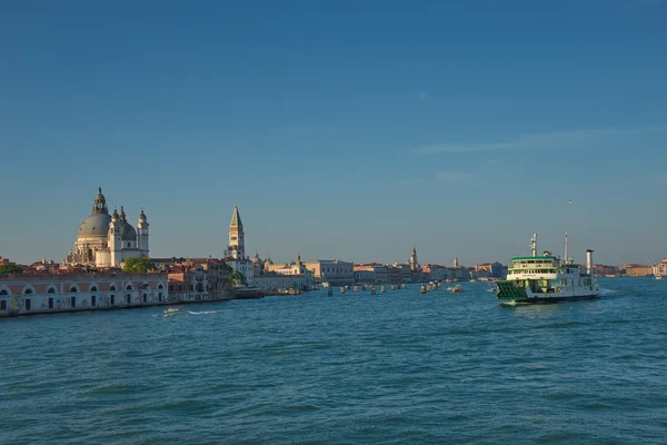 Şaşırtıcı Venedik, İtalya, yaz saati, gün batımı ile erken akşam