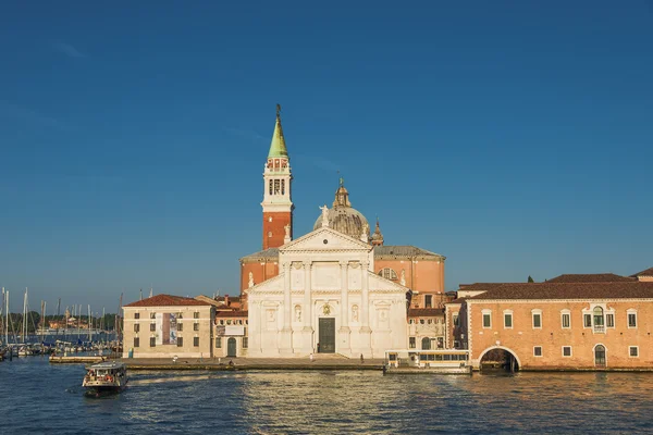 Bela Igreja de San Giorgio Maggiore e sua Bell Tower, Ven — Fotografia de Stock