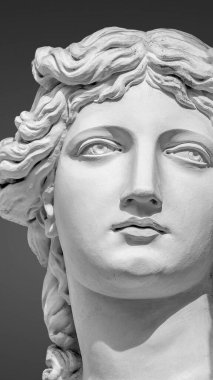 Viyana, Avusturya 'daki genç ve şehvetli Roma Rönesansı kadını portresi, ayrıntılar, yakın çekim