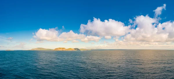 Panoramisch Uitzicht Mythische Eenzame Eilanden Het Midden Van Atlantische Oceaan — Stockfoto
