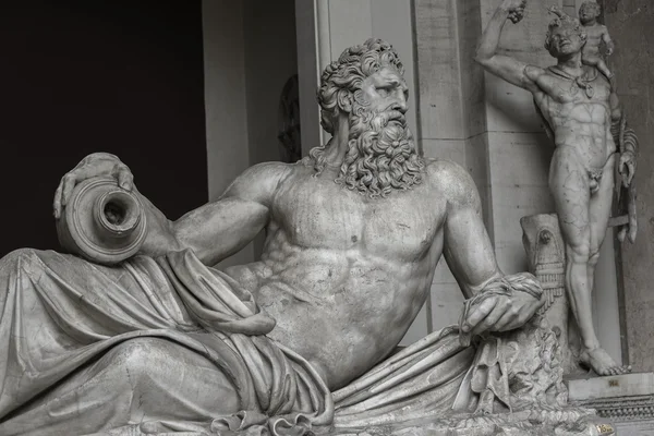 Statua di Nettuno in Capitolino, Roma, Italia — Foto Stock