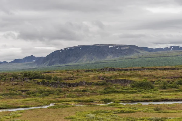 Ісландський природного ландшафту, літо — стокове фото