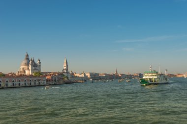 Veiw Basilica di Santa Maria della Salute, Venedik, İtalya