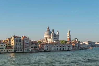 Veiw Basilica di Santa Maria della Salute, Venedik, İtalya