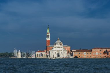 San Giorgio Maggiore güzel kilise ve çan kulesi, Ven