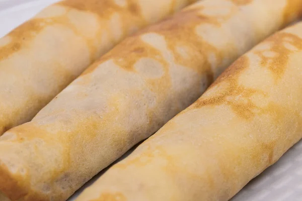 Crepes Finos Con Rellenos — Foto de Stock