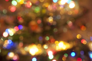 Odaklanamayan soyut noel arkaplanı.