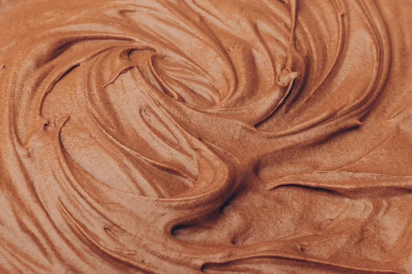 stock image Cacao dough close-up. Macro shot. Liquid dough. Dough waves.