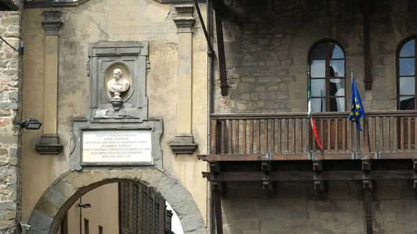 Cortona Arezzo Τοσκάνη Ιταλία Μαΐου 2019 Ιστορικό Δημαρχείο Κορτόνα — Φωτογραφία Αρχείου