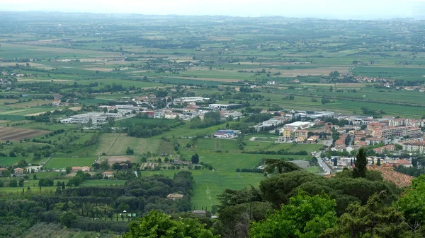 Cortona Arezzo Toscana Italien Maj 2019 Landskap Från Panoramautsikt Cortona — Stockfoto
