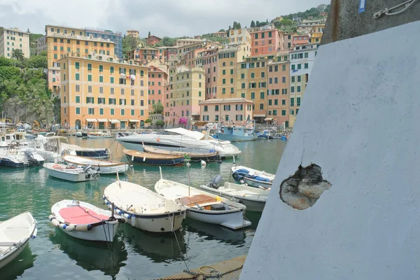 Port Camogli Dans Province Gênes Ligurie Italie — Photo