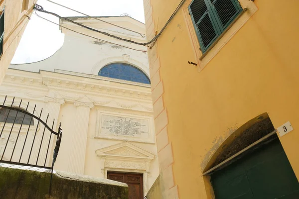 Camogli Genova Liguria Italy Church Assumption Mary — Stock Photo, Image