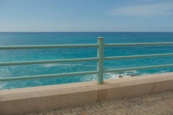 Paisaje Nervio Del Mar Liguria Génova Italia —  Fotos de Stock